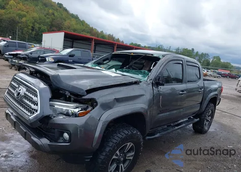 2017 Toyota Tacoma Dbl Cab/Sr/Trdspt/Or/Pro из США, поврежденный, VIN 3TMCZ5ANXHM083407